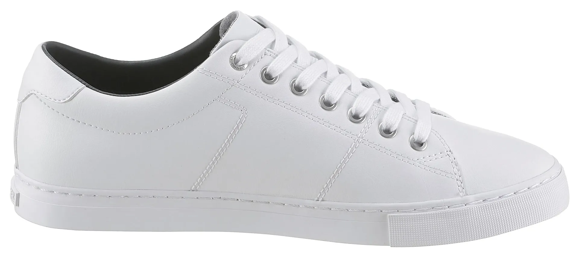 Кроссовки Tommy Hilfiger "ESSENTIAL LEATHER SNEAKER", белый — фото 4