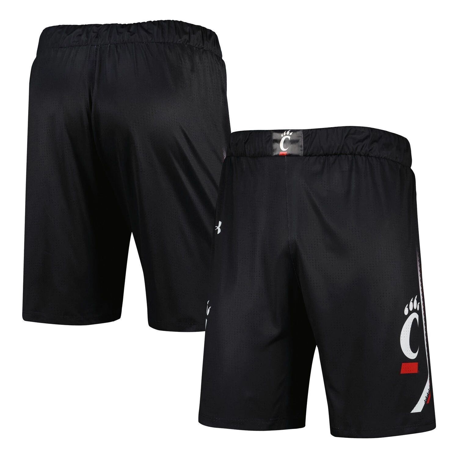 

Черные мужские баскетбольные шорты Under Armour Cincinnati Bearcats Team Replica