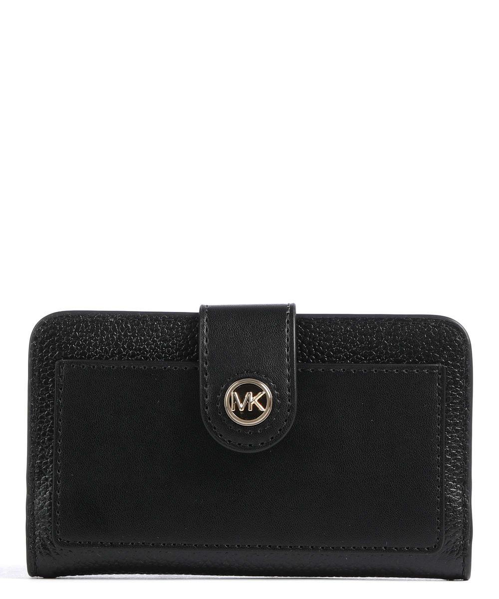 

Кошелек Mk с подвесками из зернистой яловой кожи Michael Kors, черный