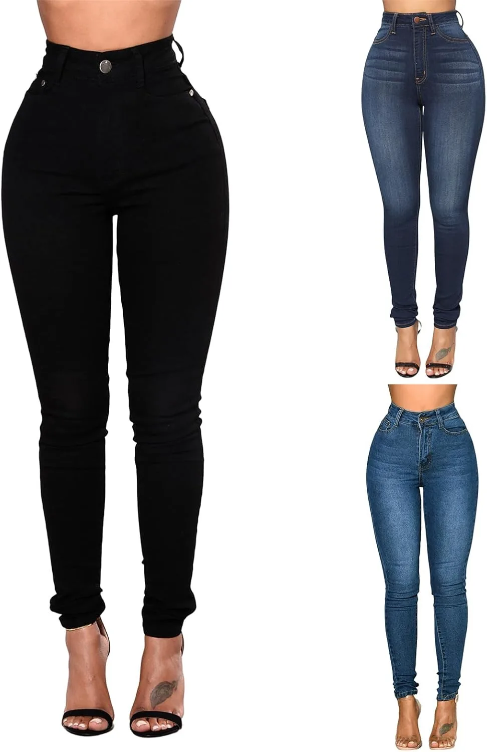 

Женские джинсы Skinny, High Waisted Stretch KAJXZ