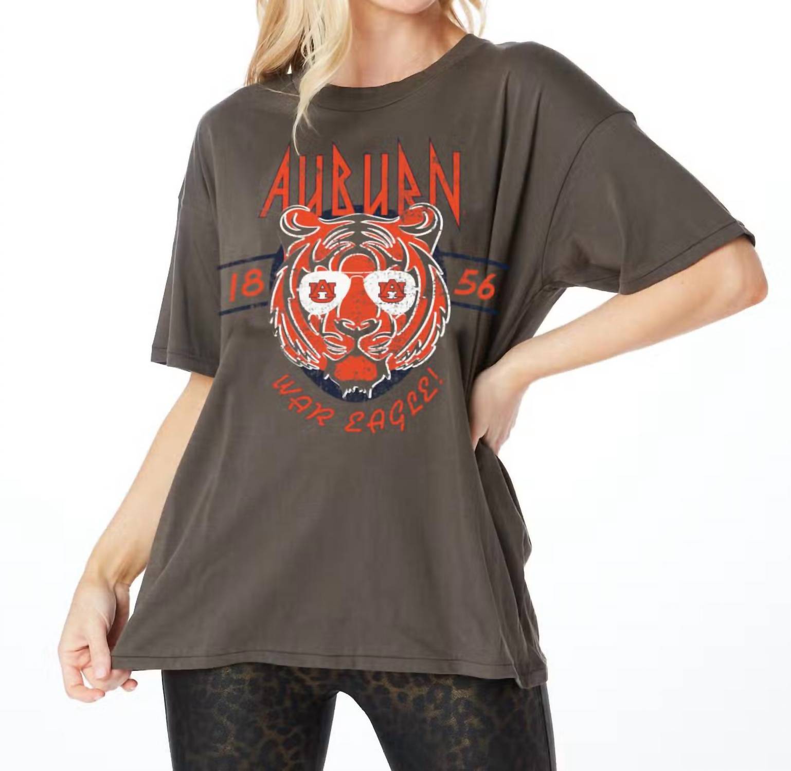 

Футболка Auburn Vintage Grand темно-серого цвета STEWART SIMMONS
