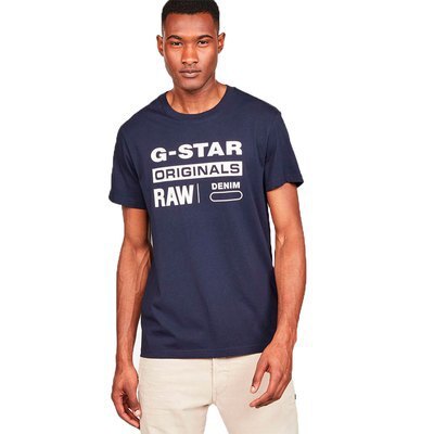 

Футболка G-Star Graphic 8 Ribbed Neck, синий