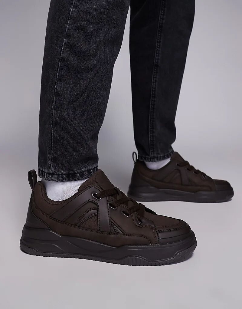

Кроссовки для скейтбординга коричневого цвета ASOS DESIGN