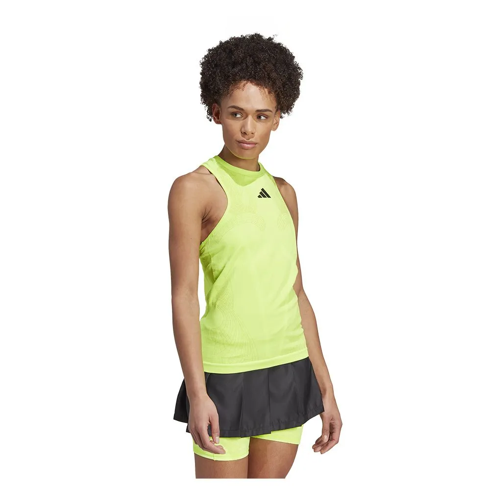 Футболка без рукавов adidas Aeroready Pro Seamless, желтый — фото 4