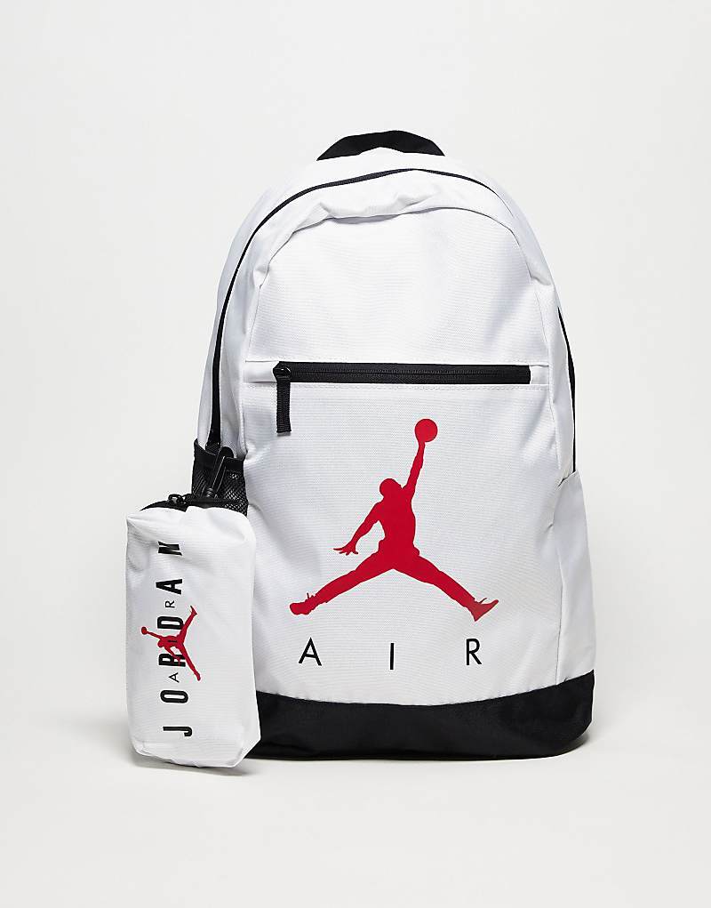 

Jordan – Air – Белый рюкзак и спортивная сумка