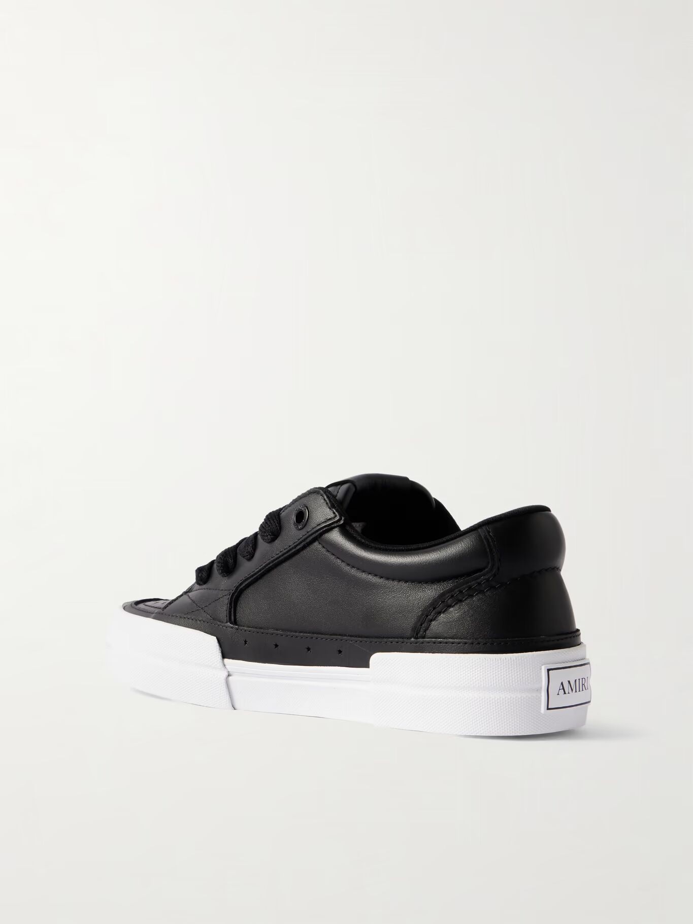Кроссовки Sunset Skate Low из кожи с аппликацией AMIRI, черный — фото 2