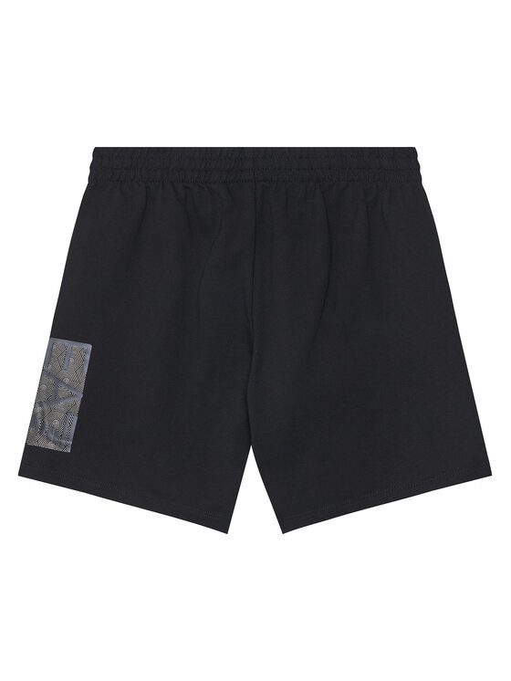 Спортивные шорты regular fit 7B000040 AF10380 UC001 Ea7 Emporio Armani, чёрный — фото 2
