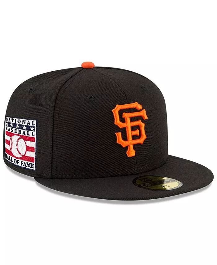 

Мужская черная приталенная кепка San Francisco Giants National Baseball Hall of Fame 59FIFTY New Era, черный