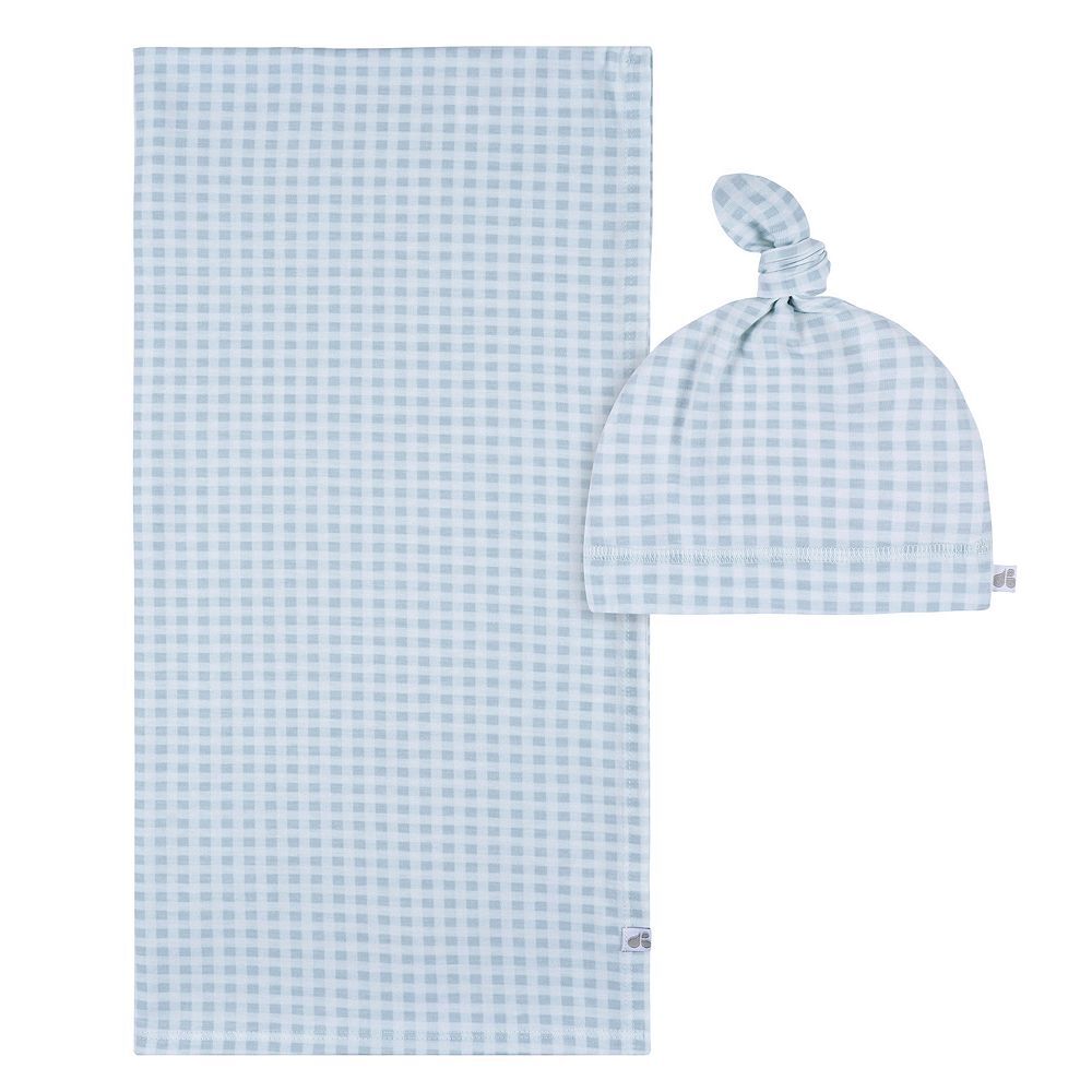 

Комплект одеял и чепчиков для пеленания Baby Just Born, цвет Blue Plaid