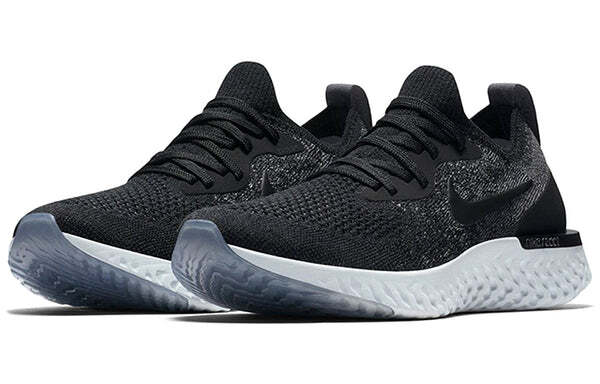 Кроссовки epic react flyknit Nike, черный — фото 2