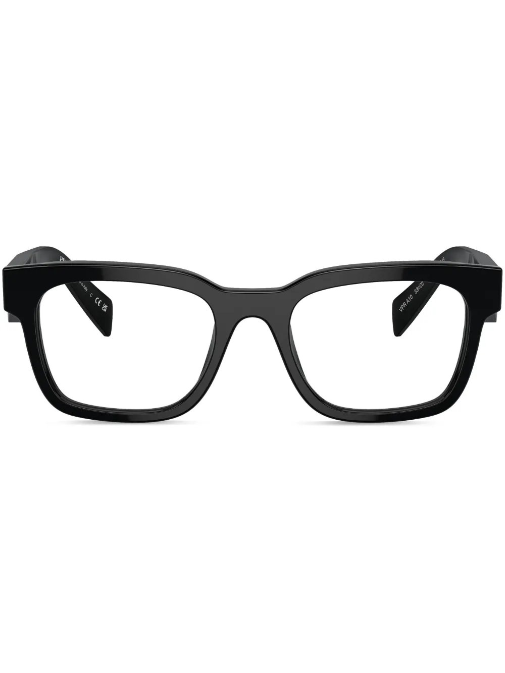 

Очки в квадратной оправе с логотипом Prada Eyewear, черный