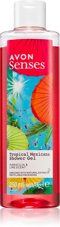 

Освежающий гель для душа Avon Senses Tropical Mexicana, 250 ml