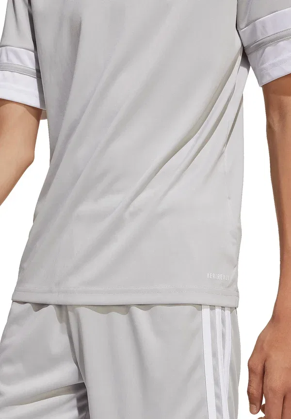 Футболка спортивная с коротким рукавом Squadra Adidas Performance, серо-белый — фото 3