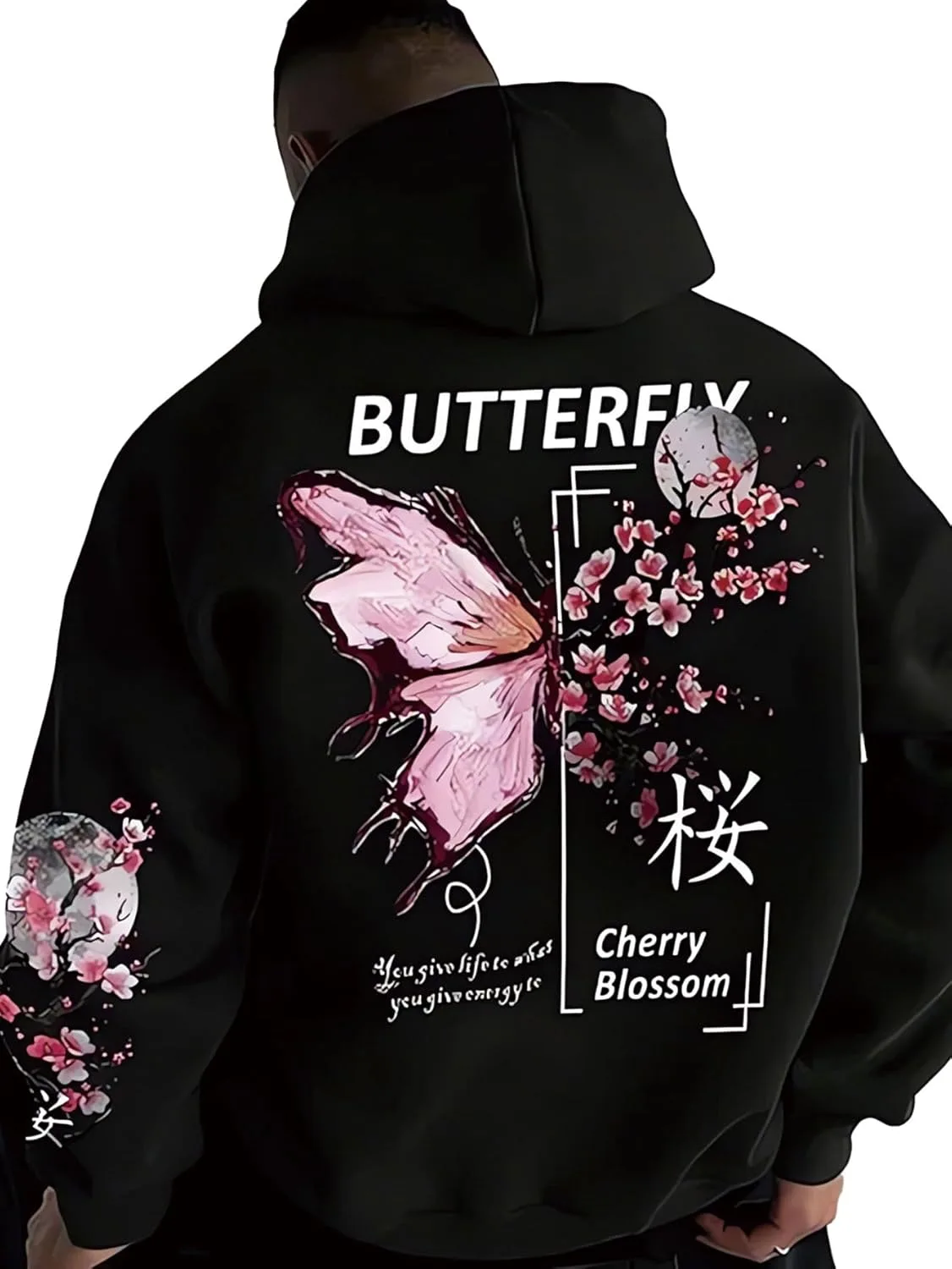 

Простой худи свободного кроя с капюшоном, рифлеными манжетами и скрытым карманом-кенгуру PSPSXT