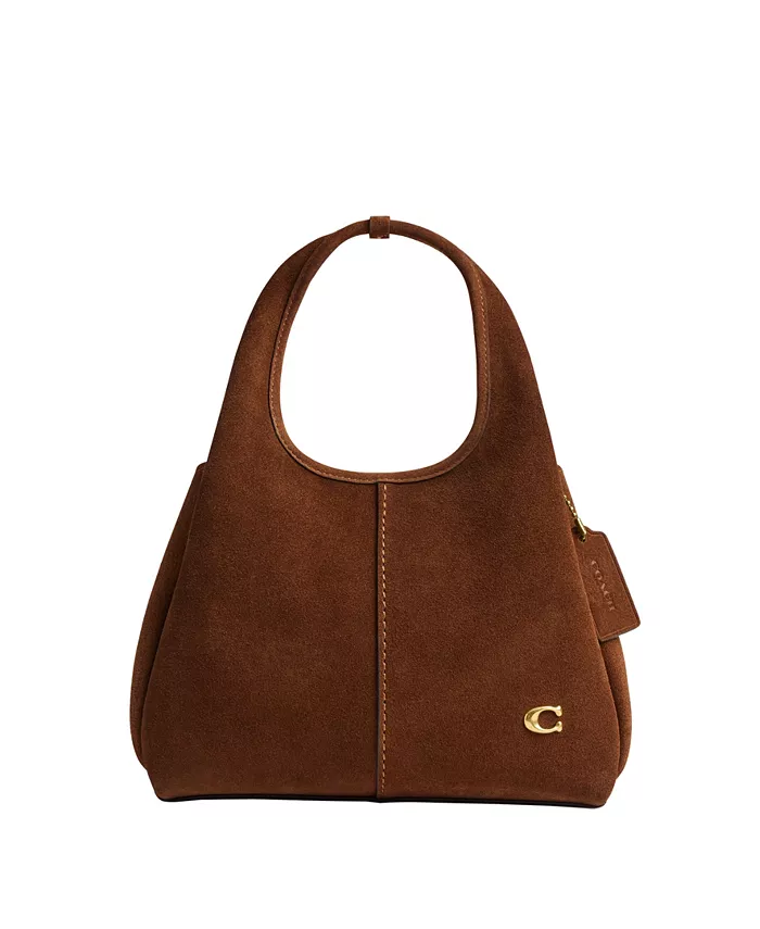 

Мини-сумка через плечо Lana с магнитным ремешком COACH, коричневый