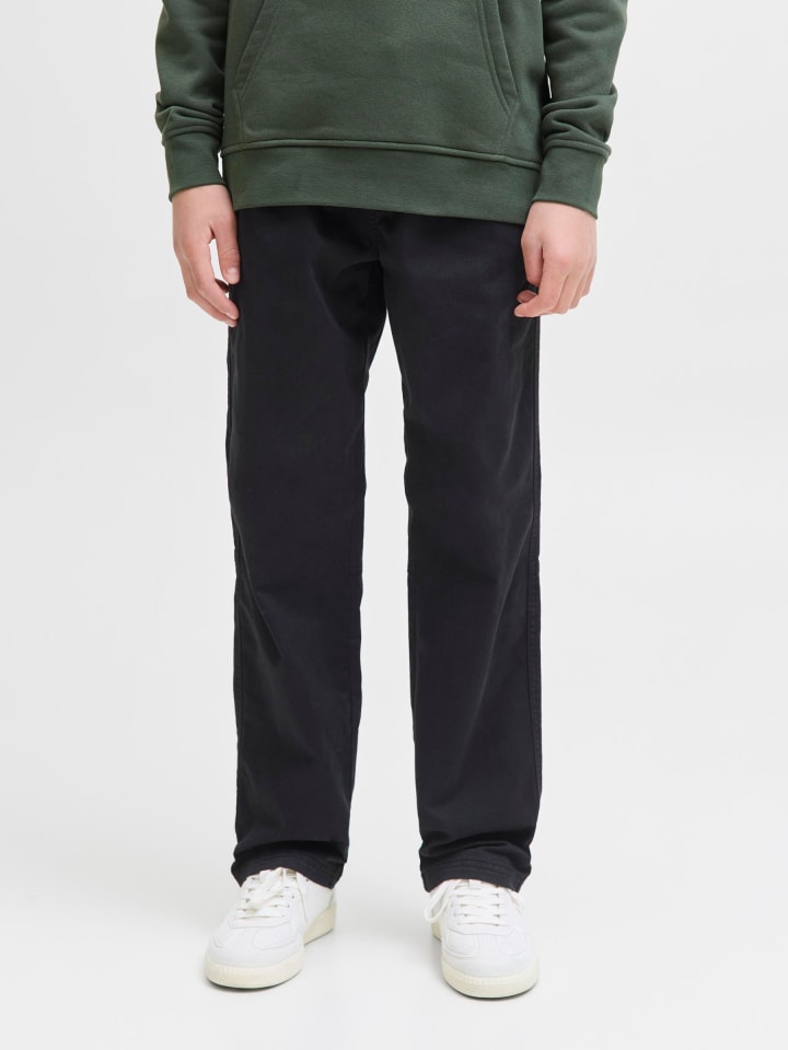 JACK & JONES Junior Брюки свободного кроя черного цвета — фото 3