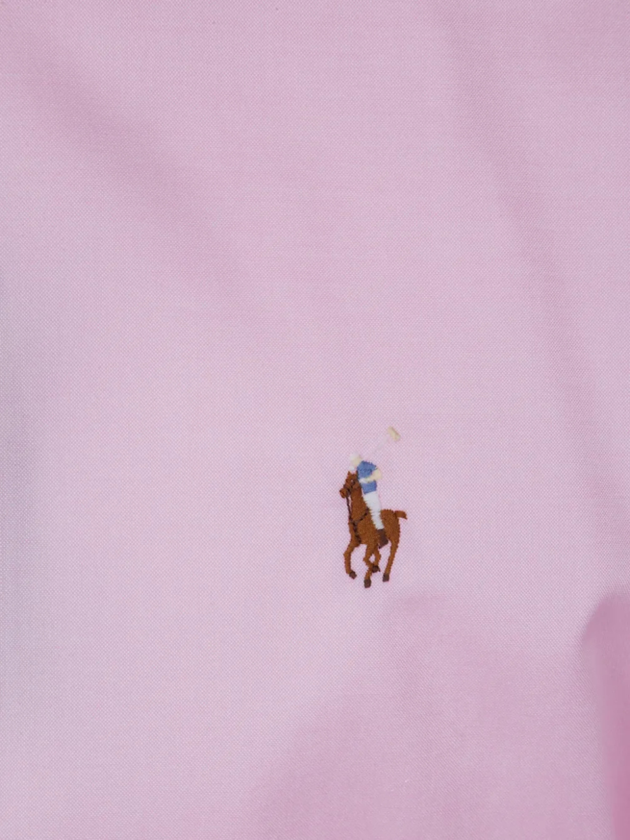 Рубашка Polo Ralph Lauren Polo Pony с вышивкой, розовый — фото 3