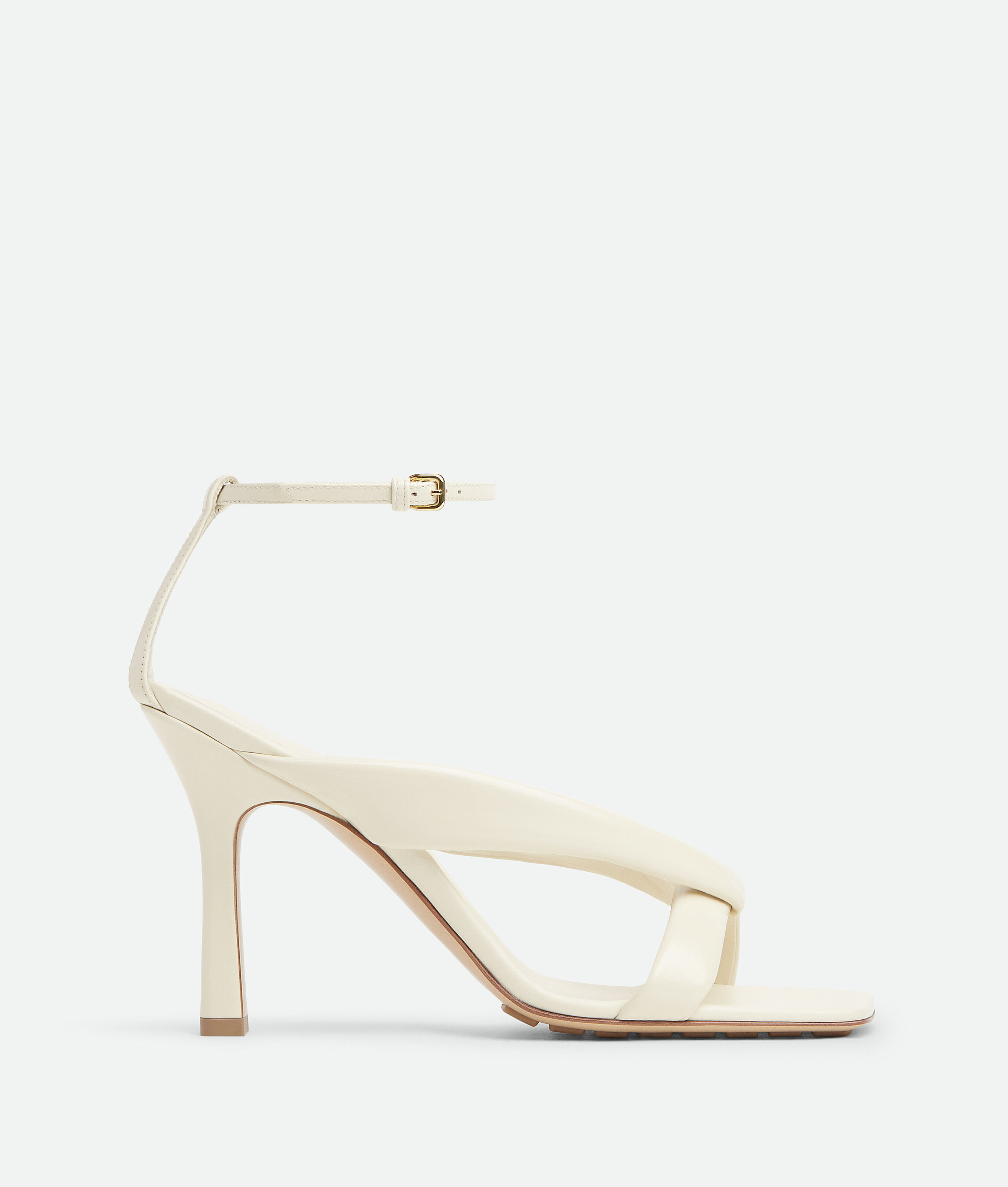 Riva strap sandal BOTTEGA VENETA, морская соль