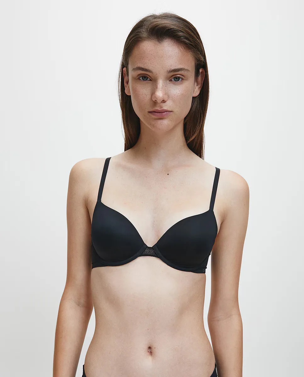 

Классический бюстгальтер на косточках - Infinite Flex Calvin Klein, черный