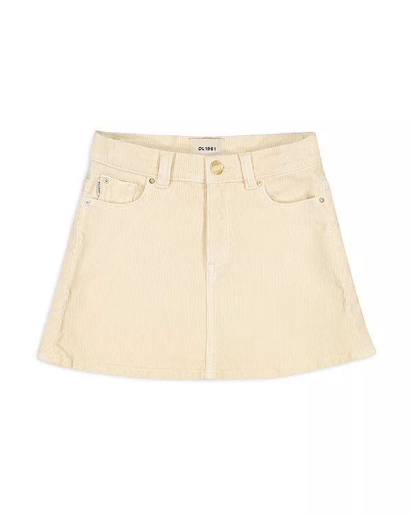 

Мини-Юбка из вельвета «Дженни» для девочек - для детей постарше. Dl1961, белый