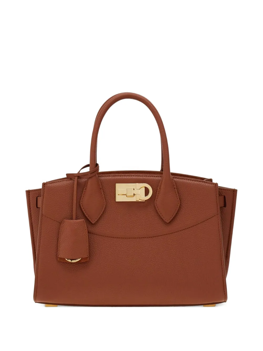 

Сумка-тоут из мягкой кожи (размер M) Ferragamo, коричневый