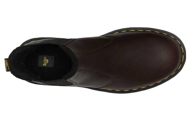 Мужские ботинки челси Dr. Martens 2976 Warmwair кожаные, коричневый — фото 4