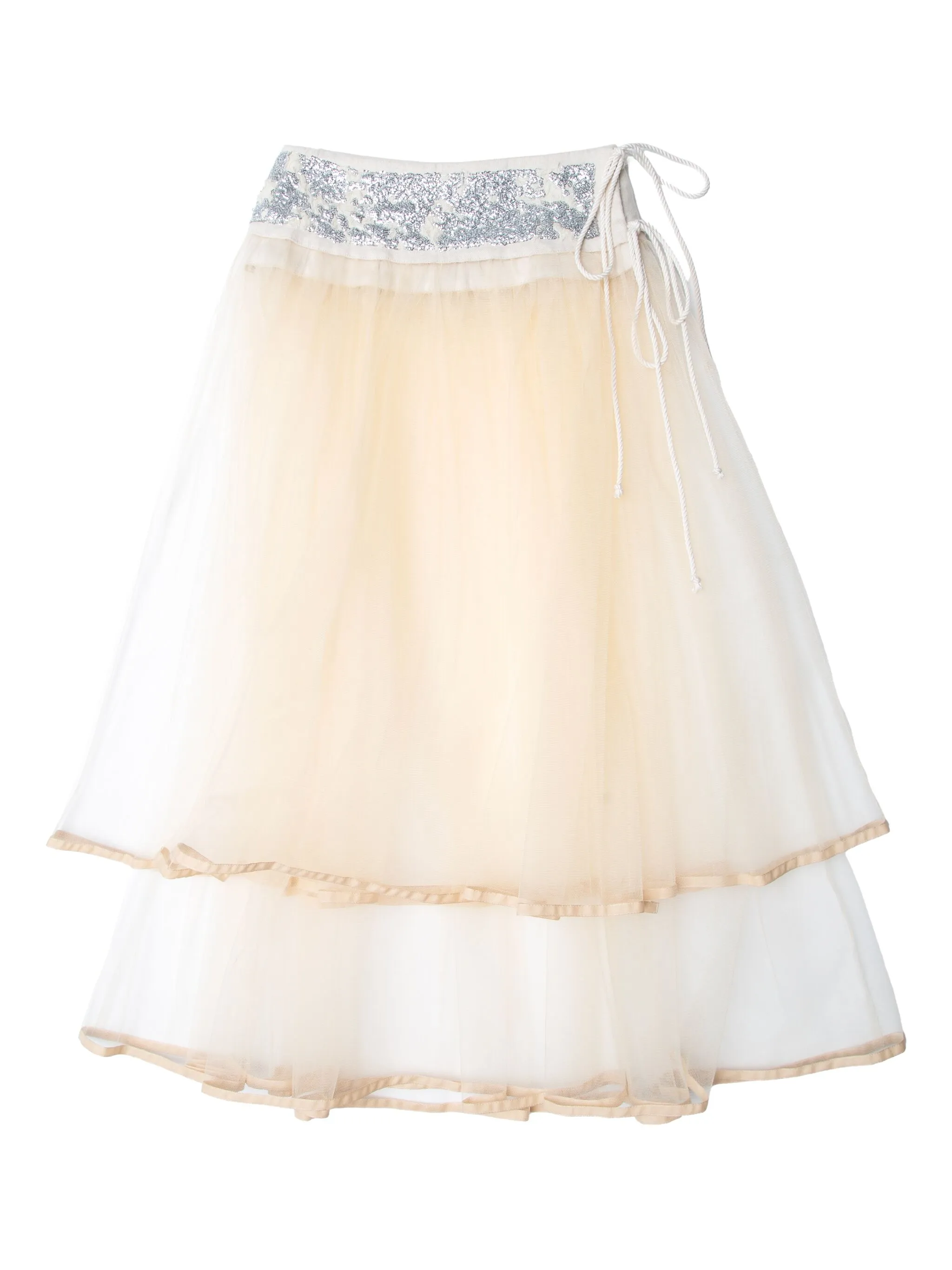 

Юбка из тюля с пайетками Muller Of Yoshiokubo, нейтральный