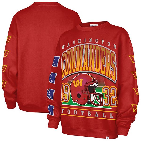 

Женский оверсайз свитшот '47 burgundy washington commanders go big 47 Brand, Серый, Женский оверсайз свитшот '47 burgundy washington commanders go big 47 Brand