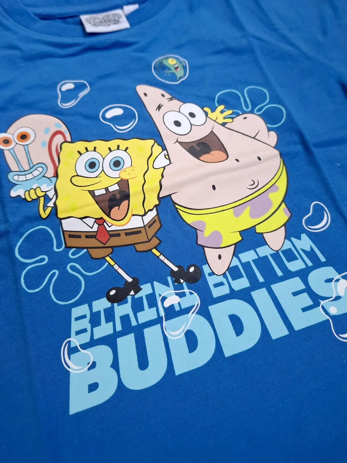 Футболка SpongeBob, синяя — фото 4