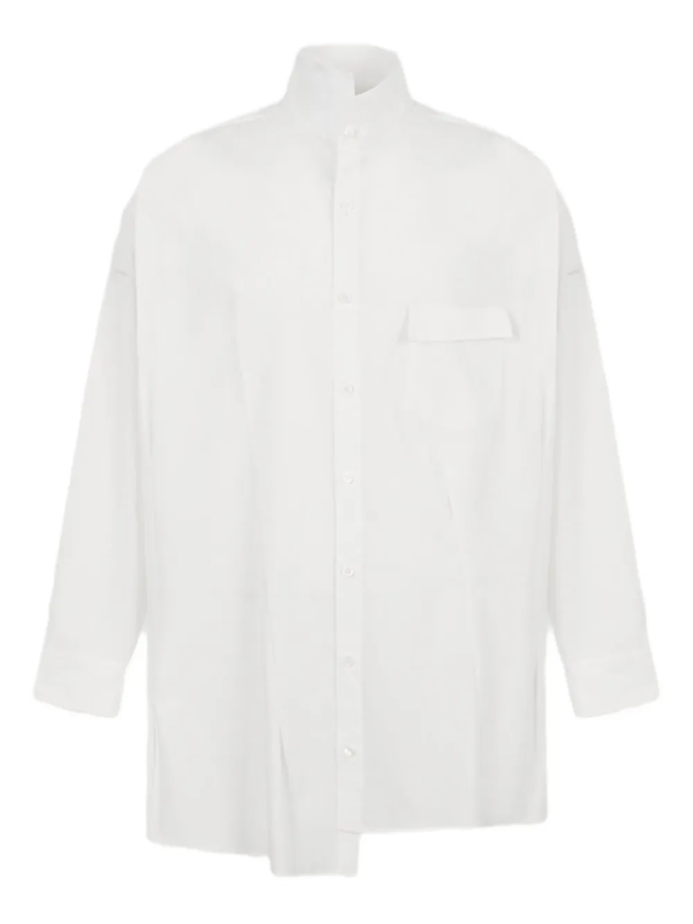 

Асимметричная рубашка с нагрудным карманом sulvam, белый