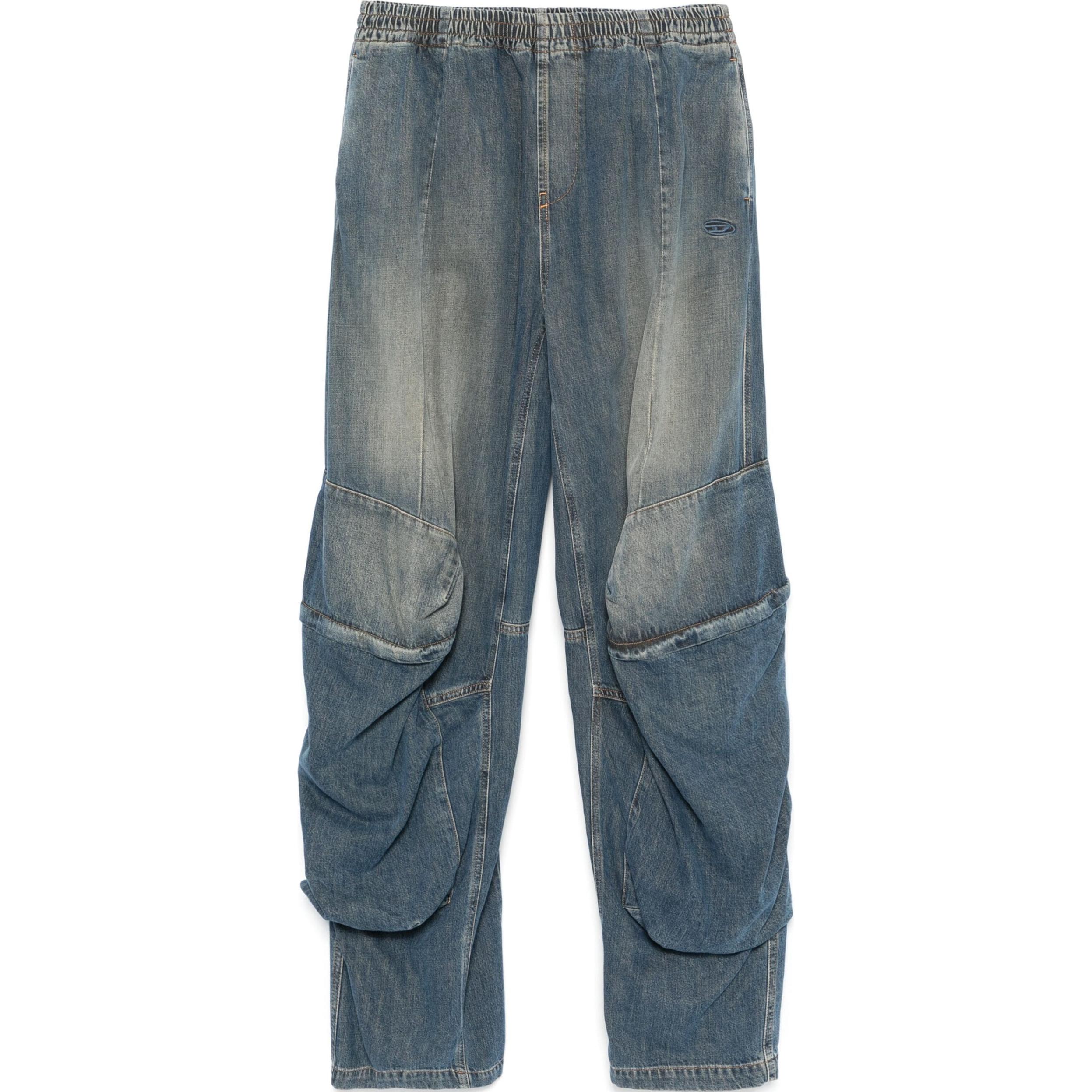 

Джинсы D Para с эластичным поясом DIESEL, синий