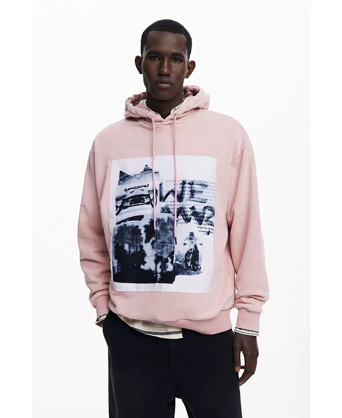 

Мужской свитшот Collage-Motor Desigual, розовый