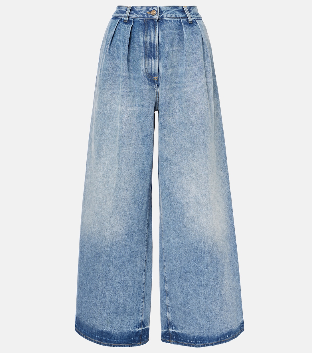 

Джинсы Sunny Crochet широкого кроя Alanui, Medium Wash