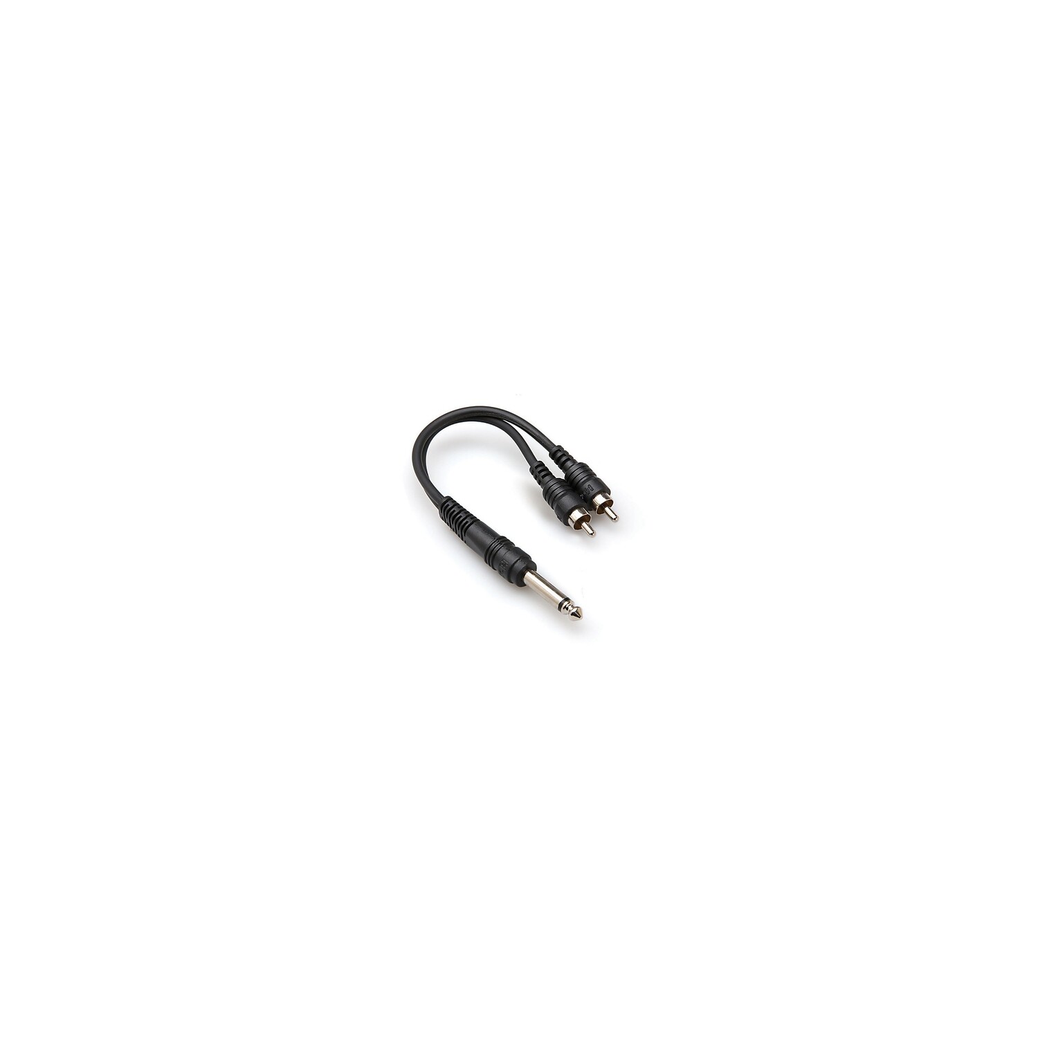 

Hosa YPR-124 YPR-124 Mono 1/4" моно кабель на 2 RCA моно кабель