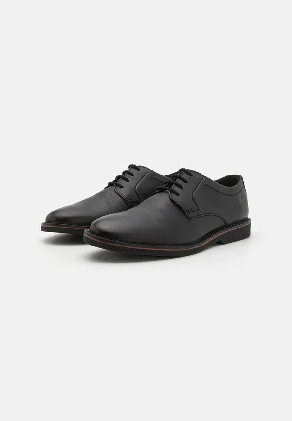 Ботинки Atticus smart lace ups Clarks, черный — фото 2