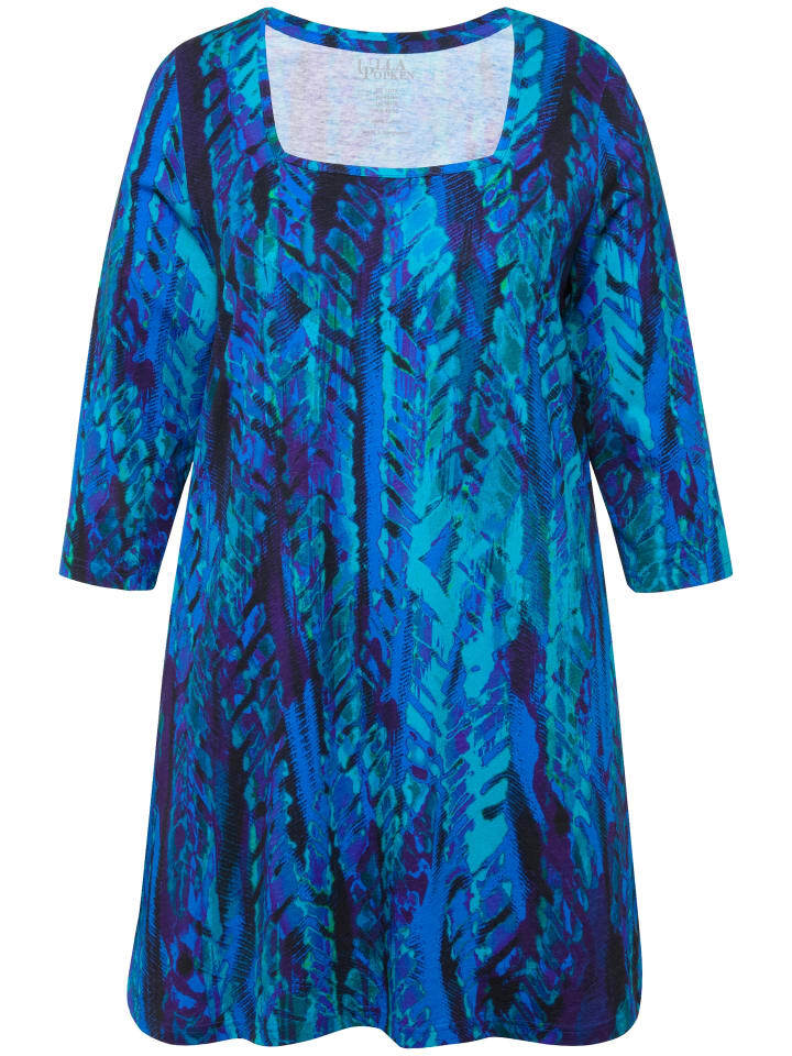 

Футболка Ulla Popken Longshirt, цвет petrol