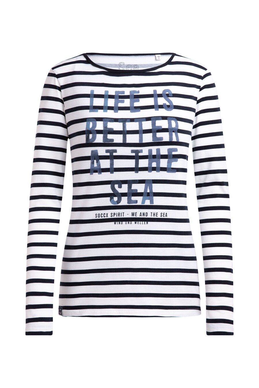 

Рубашка Soccx, черный/белый