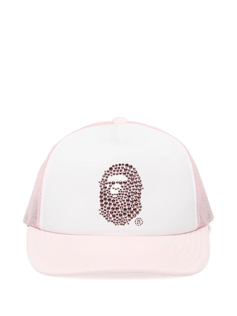 

Сетчатая шапка, украшенная кристаллами A BATHING APE, розовый