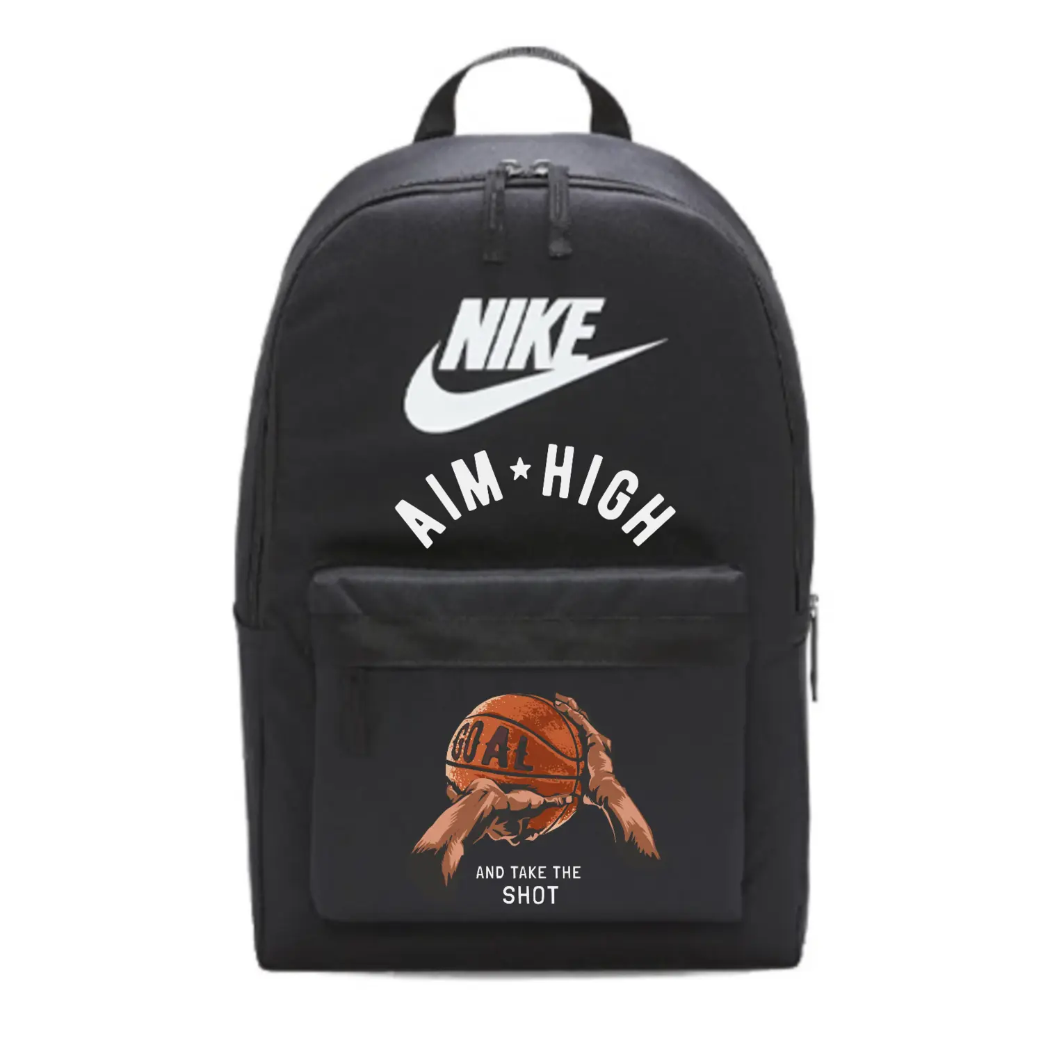 

Nike Тканевый рюкзак унисекс черный, Basketball