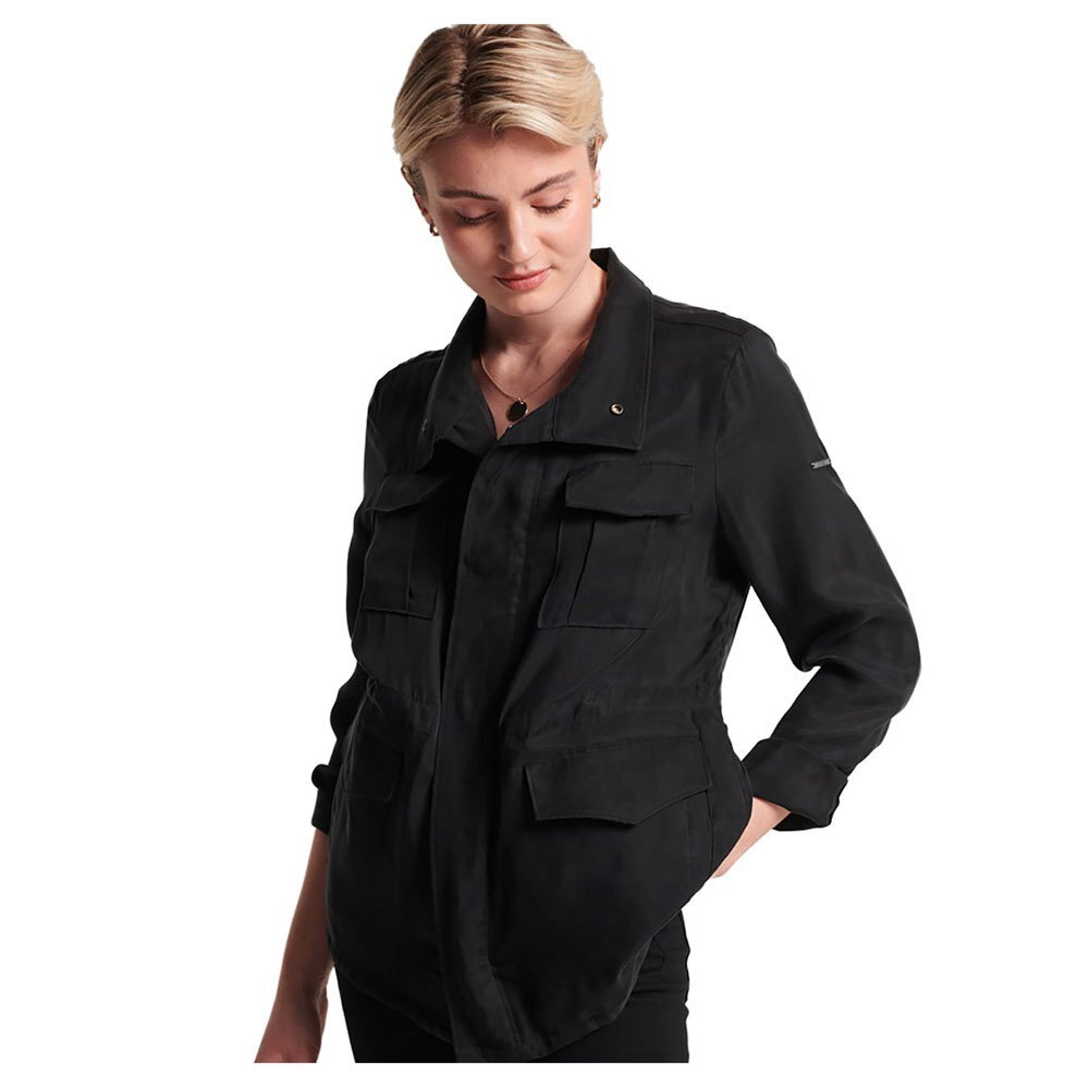 

Куртка Superdry Studios Cupro M65, черный