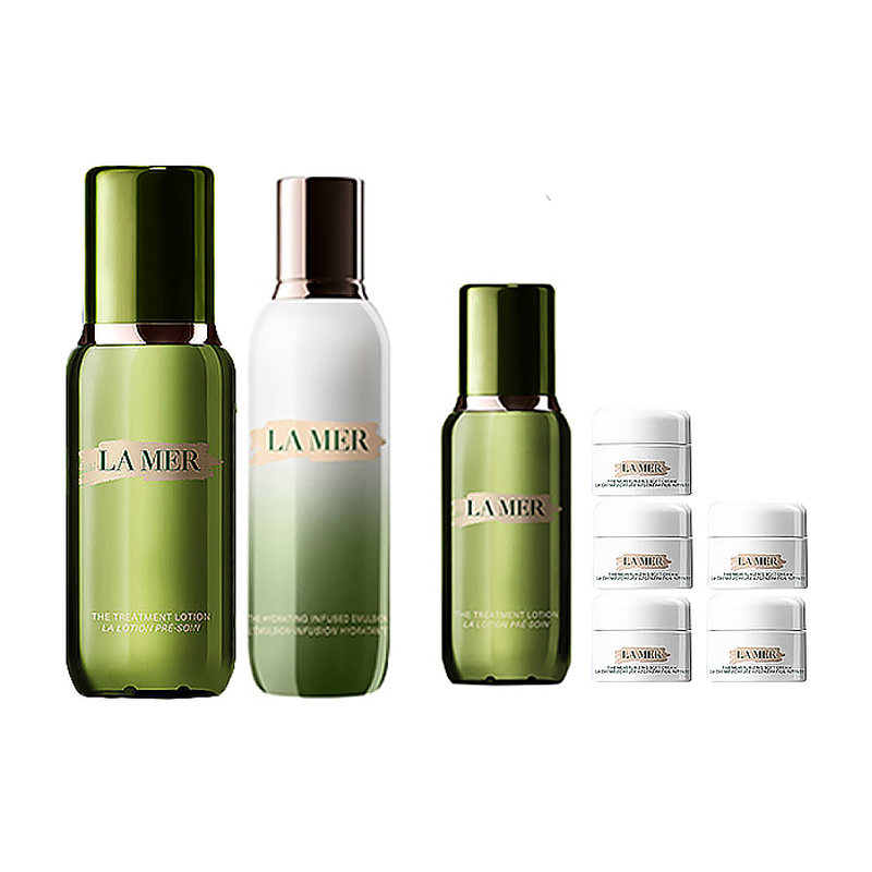 Набор La Mer — HAILANZHIMI Refined Water Milk Set Skincare Sets Moisturizes And Moisturizes Set Of 3+Face Cream 7ml*5 — фото 3