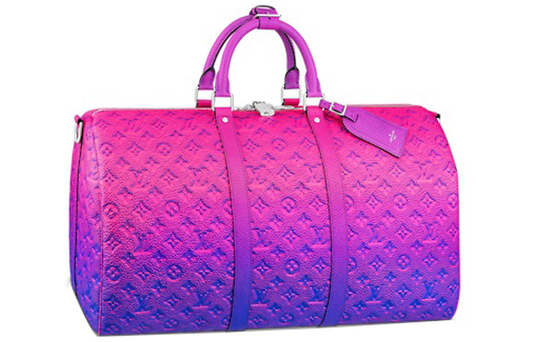 

Keepall 50B Taurillon Illusion Синий/Розовый LOUIS VUITTON