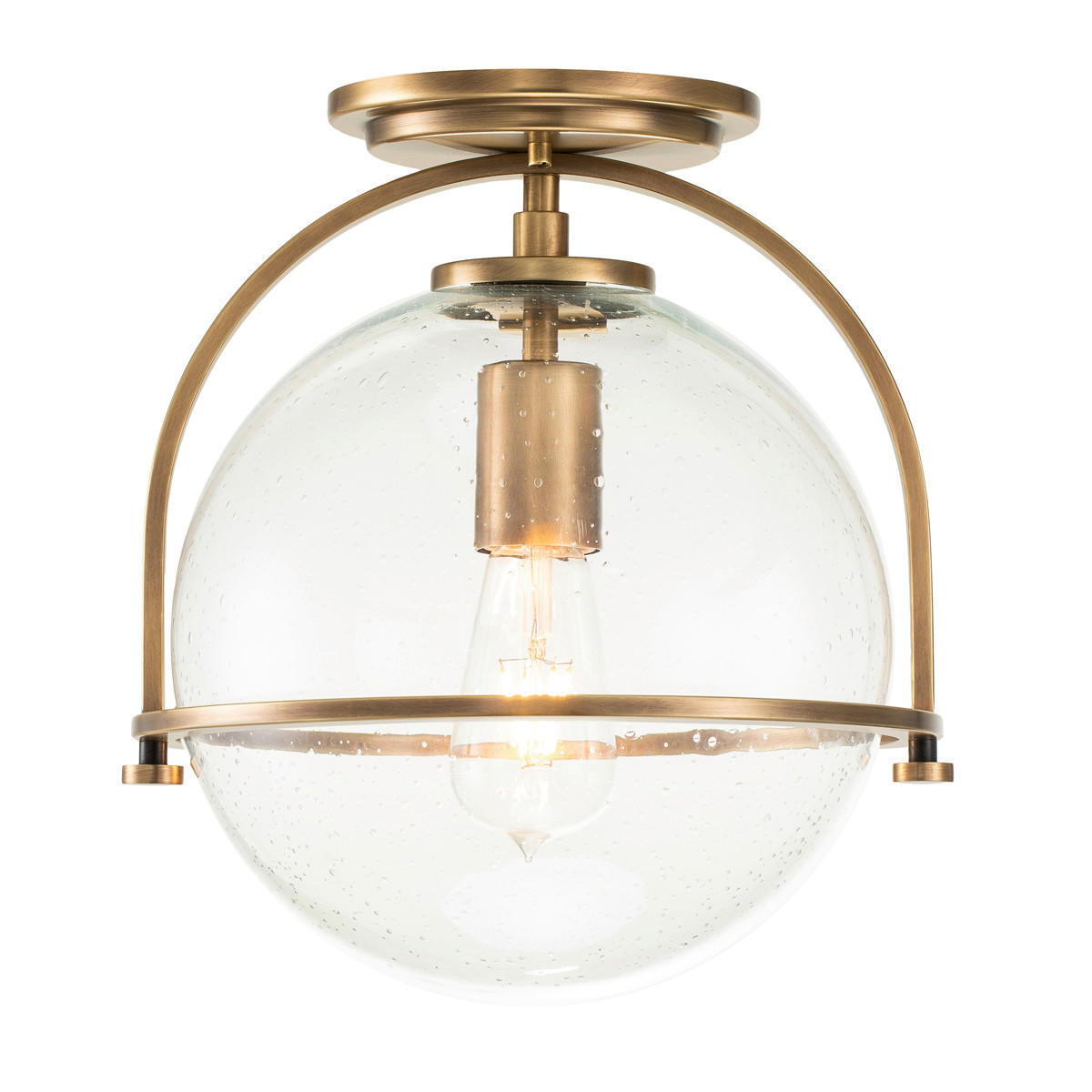 

Потолочный светильник Elstead Lighting, 28,2x31,8 см, цвет латуни
