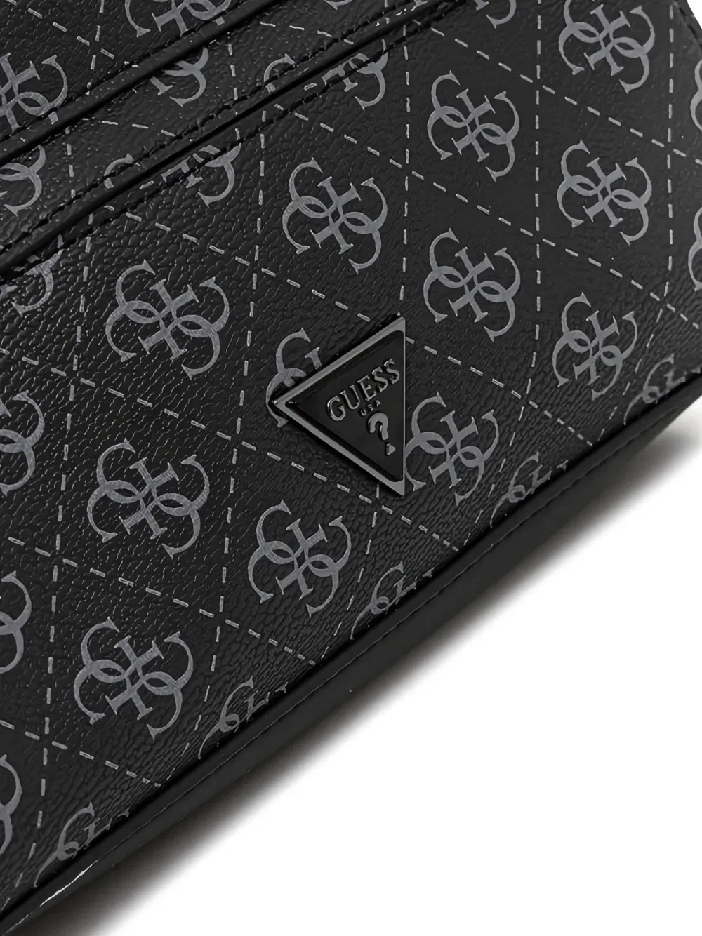 Косметичка с монограммой Milano Guess Usa, черный — фото 3