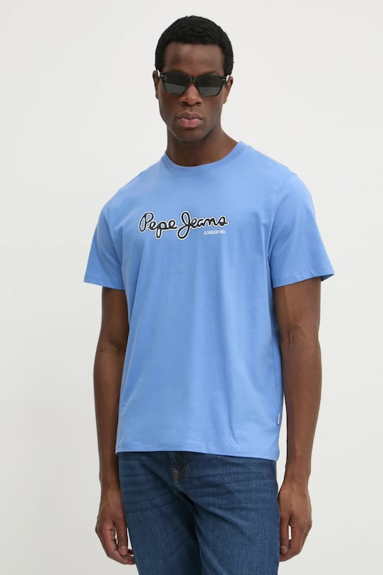 

Хлопковая футболка DORIAN TEE Pepe Jeans, фиолетовый