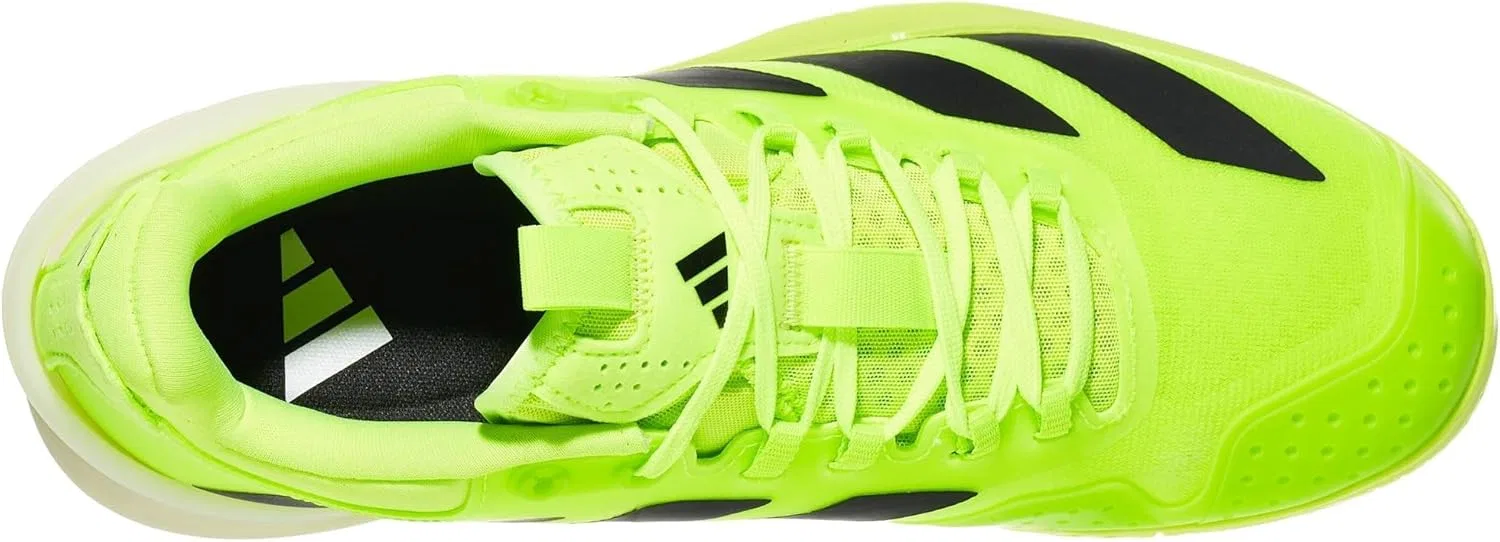 Кроссовки для тенниса Adizero Cybersonic 2, adidas, Lucid Lemon/Black/Off-white — фото 4