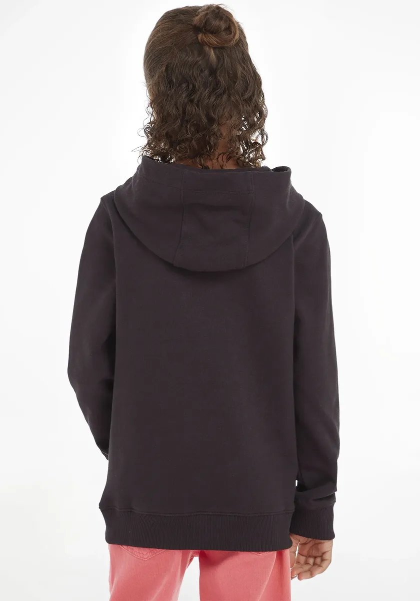 Толстовка с капюшоном Tommy Hilfiger "ESSENTIAL HOODIE", детская Kids Junior MiniMe, для мальчиков и девочек, черный — фото 2