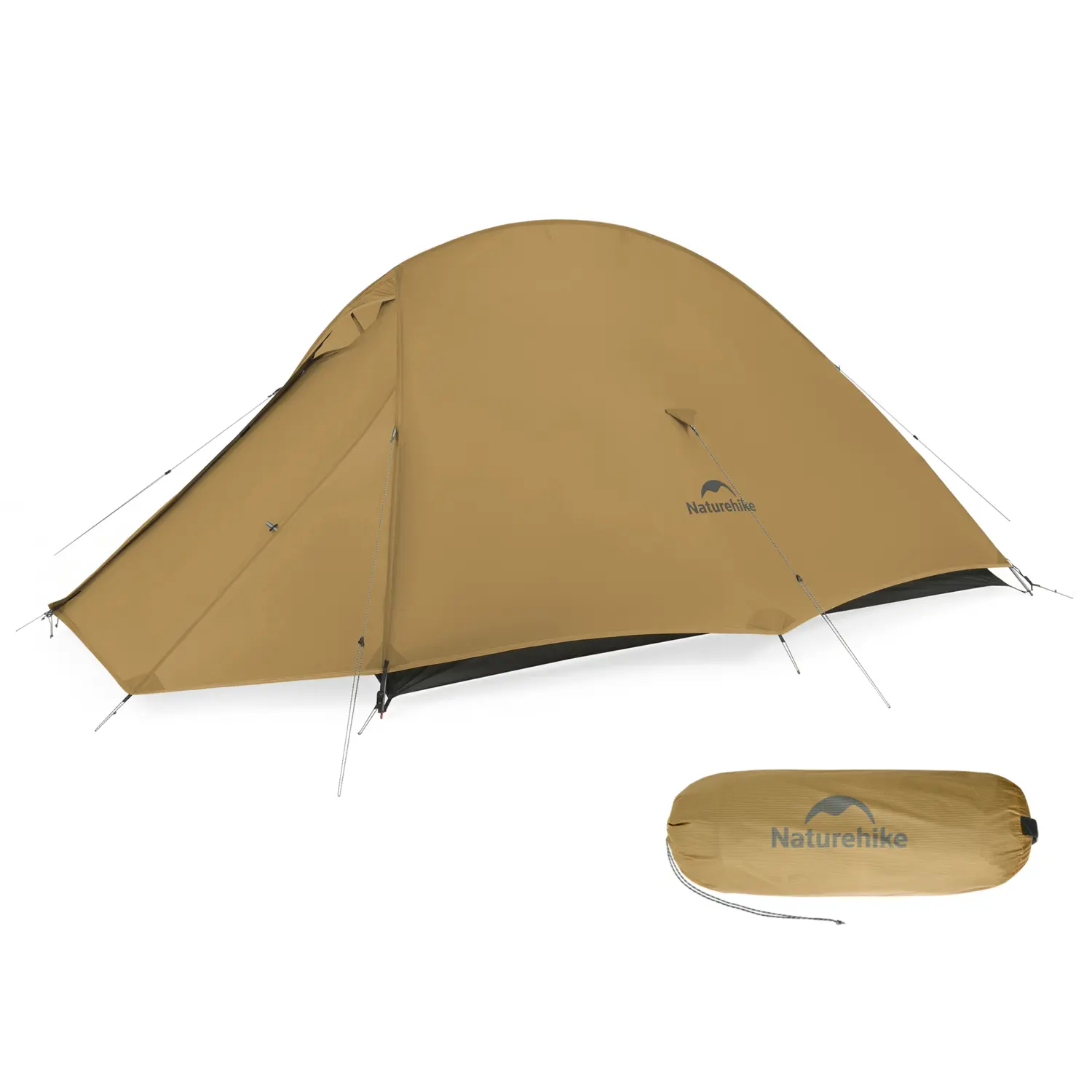 

Палатки для альпинизма NATUREHIKE, amber желтый/2 persons/20d nylon