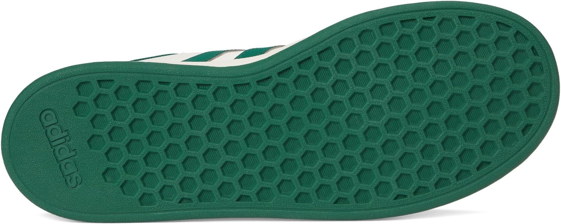 Кроссовки Adidas Kids Grand Court 2.0 Shoes, Off White/Collegiate Green/Black — фото 3