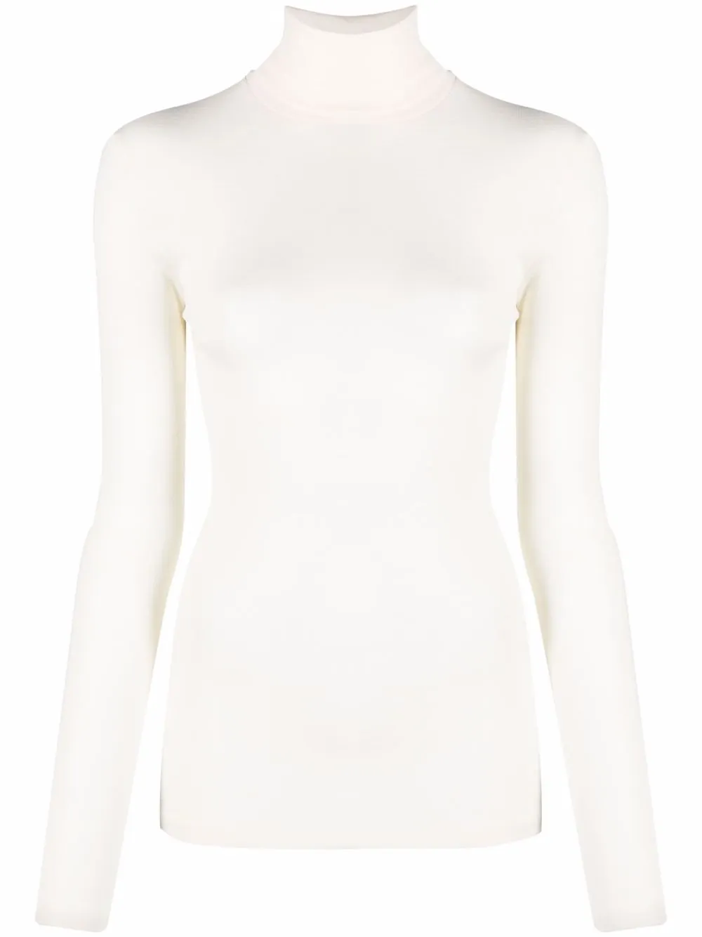 

Джемпер тонкой вязки с воротником поло Hanro, белый